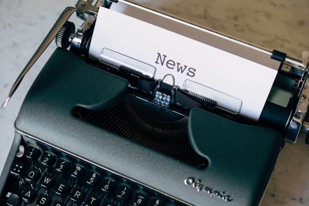 typewriter paper news